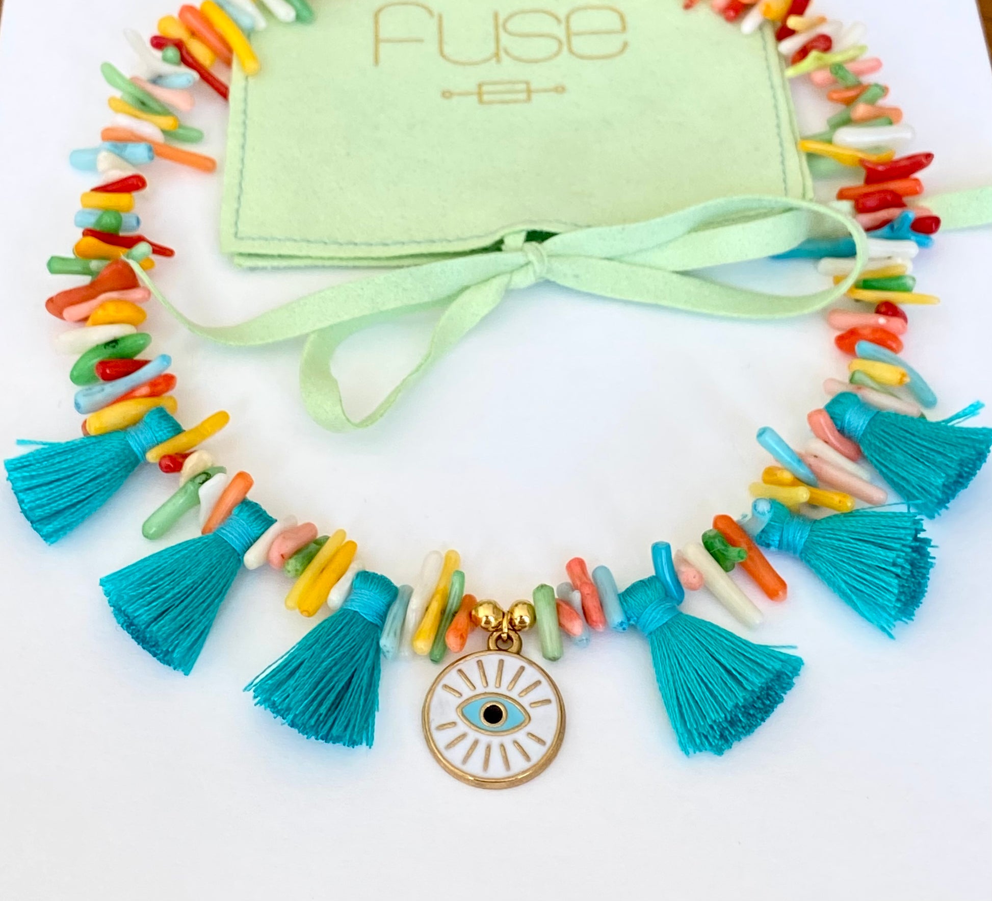 Colorful Corals & Tassels - Fuse Creations