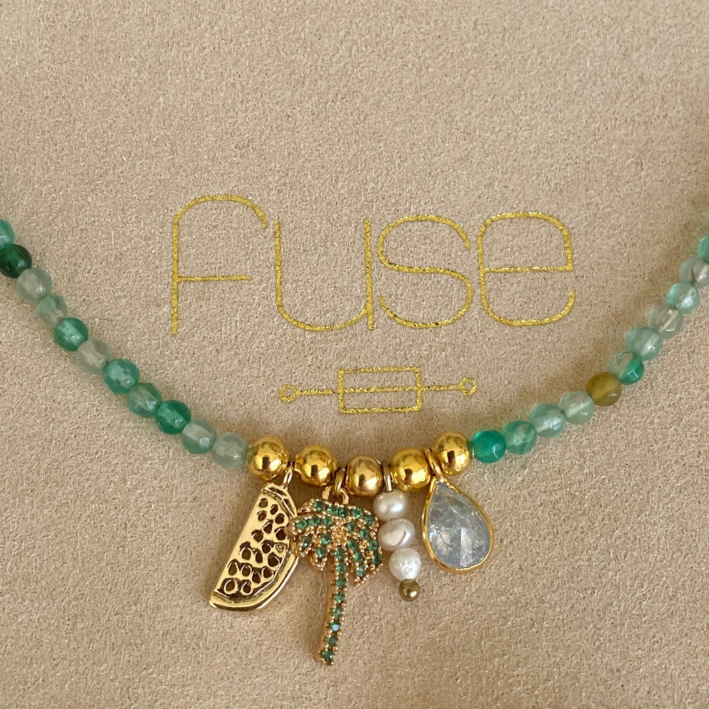 The Palm Tree Necklace - Fuse Creations