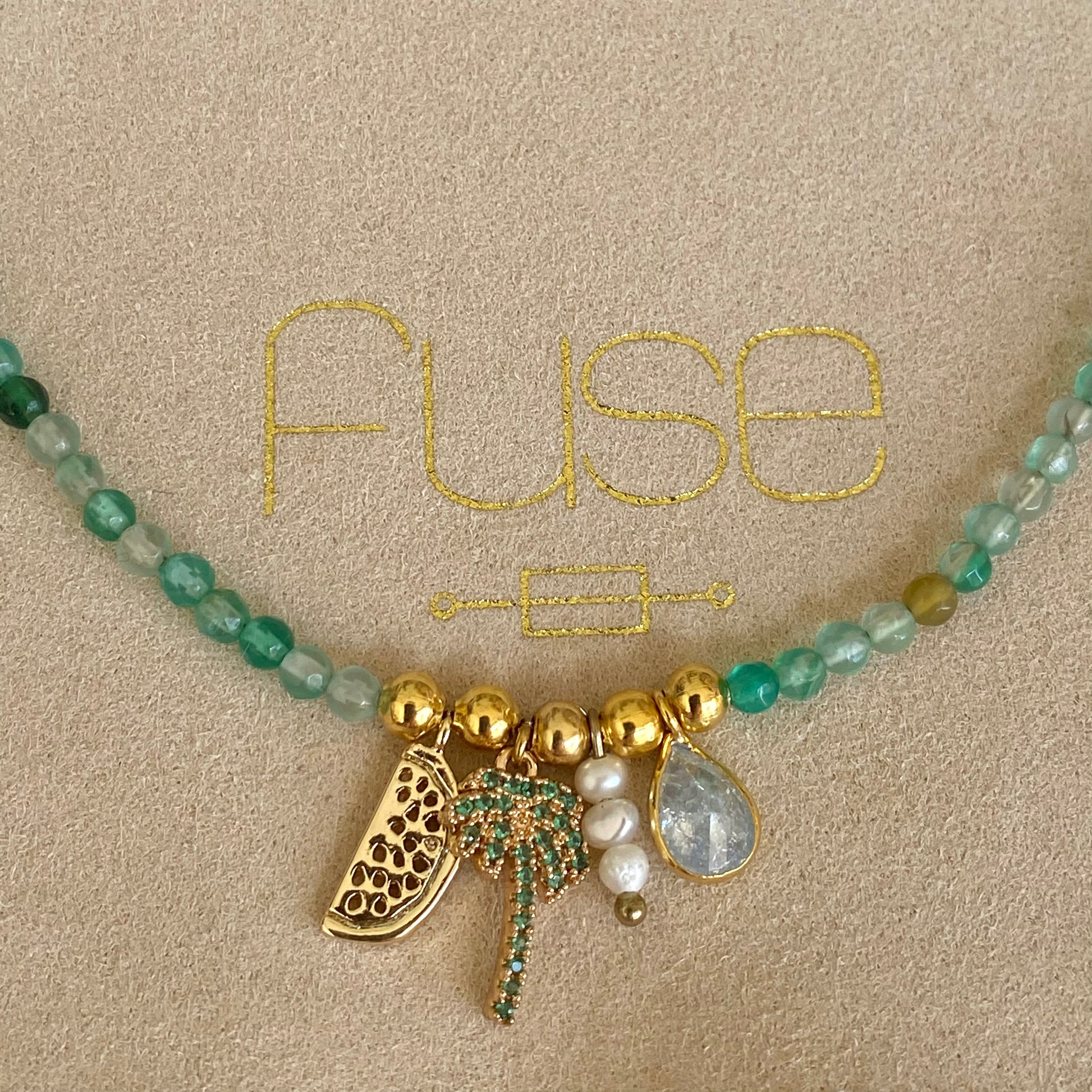 The Palm Tree Necklace - Fuse Creations